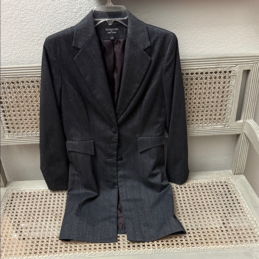 Signature Charcoal Blazer - Picture 1 of 6